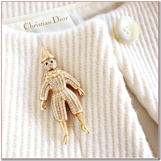 Christian Dior クリスチャンディオール　アンティーク　 　ブローチ